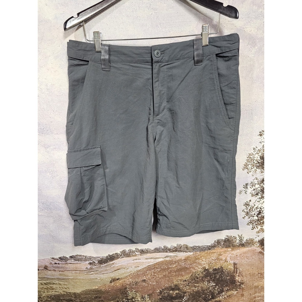 Patagonia Netplus Shorts Men Sz Large Forge Grey Nylon Stretch Cargo Pocket